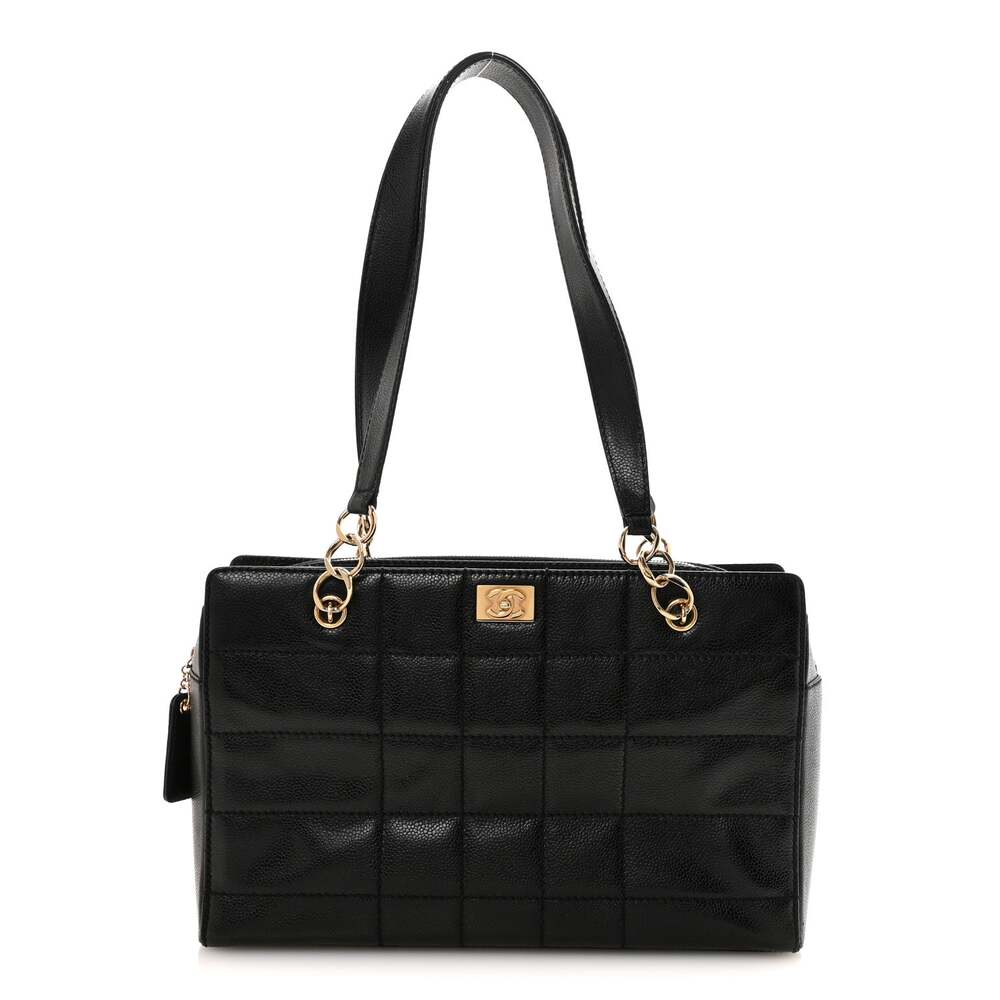 Chanel Caviar Stitched Chocolate Bar #261026C15B